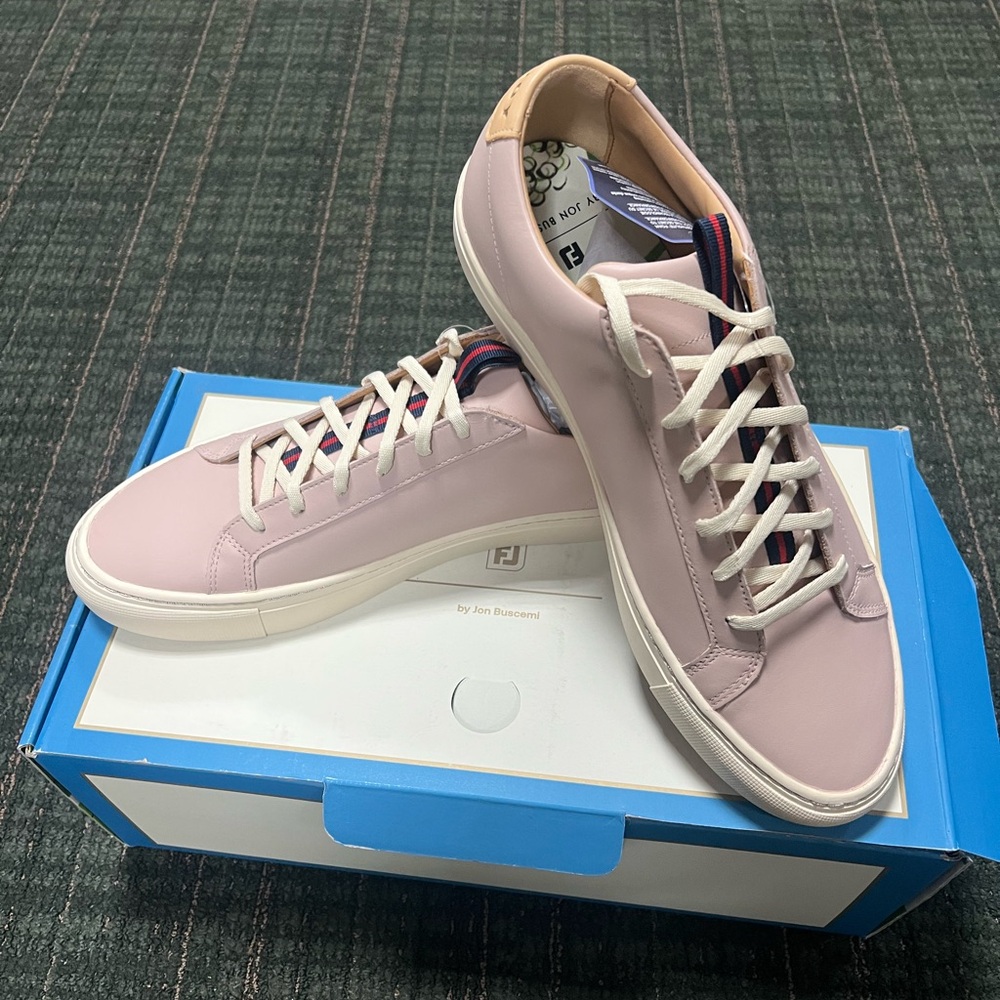 FootJoy Court by Jon Buschemi - Dusty Pink leather Court Shoe